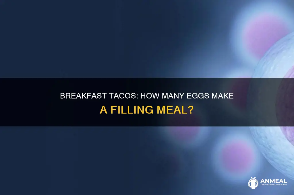 how many eggs are in a breakfast taco