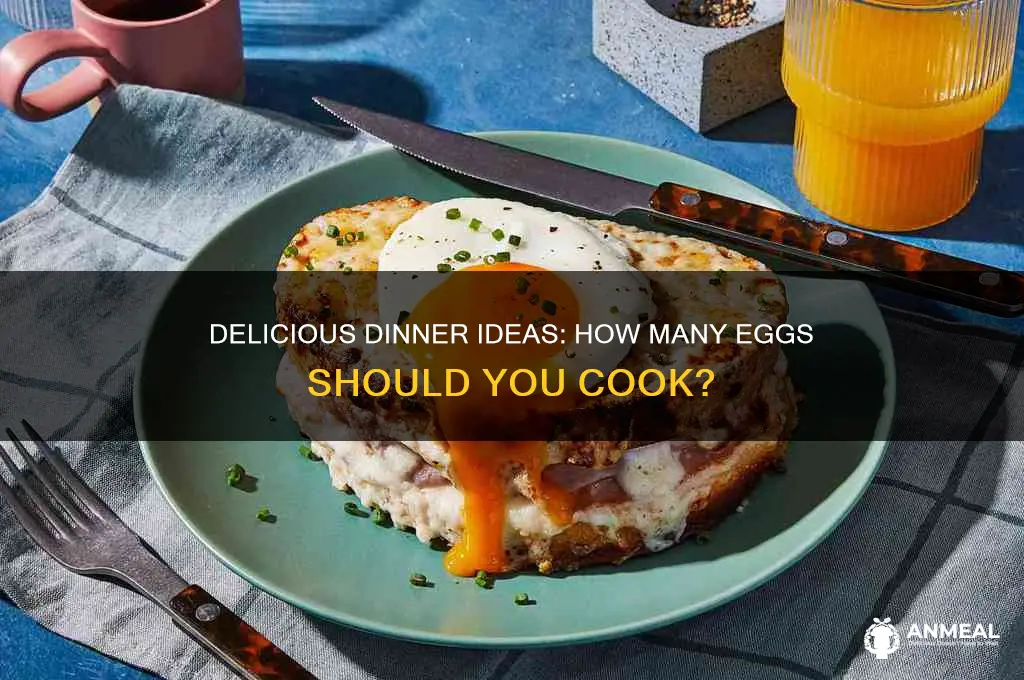 how many eggs dinner