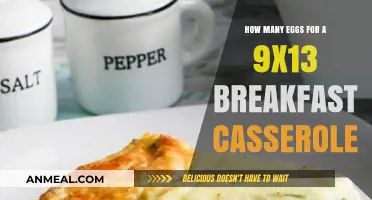 Breakfast Casserole Egg Essentials: Quantity and Size