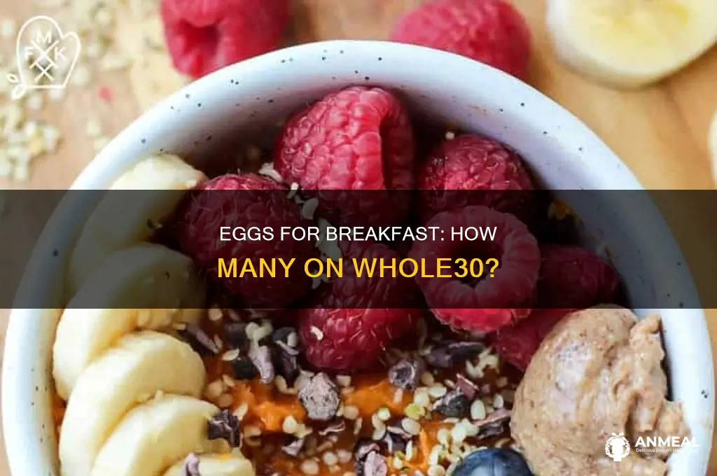 how many eggs for breakfast on whole30