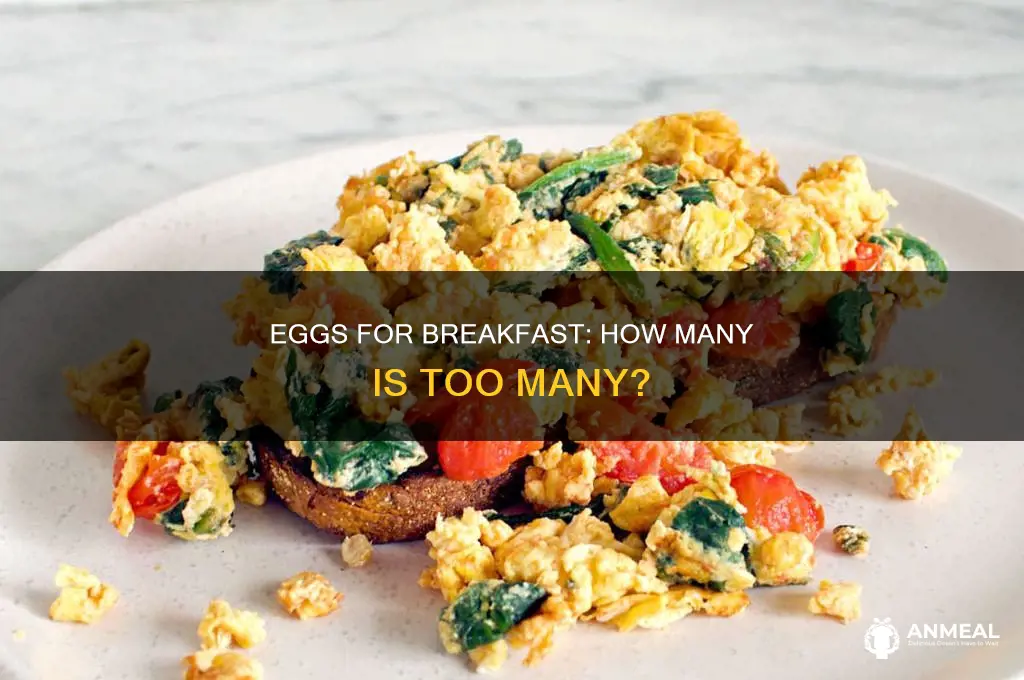 how many eggs for s normal breakfast