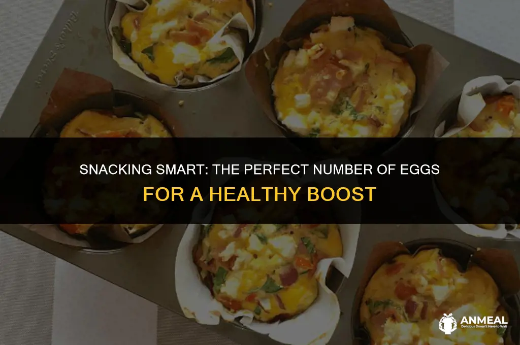 how many eggs to eat for a snack