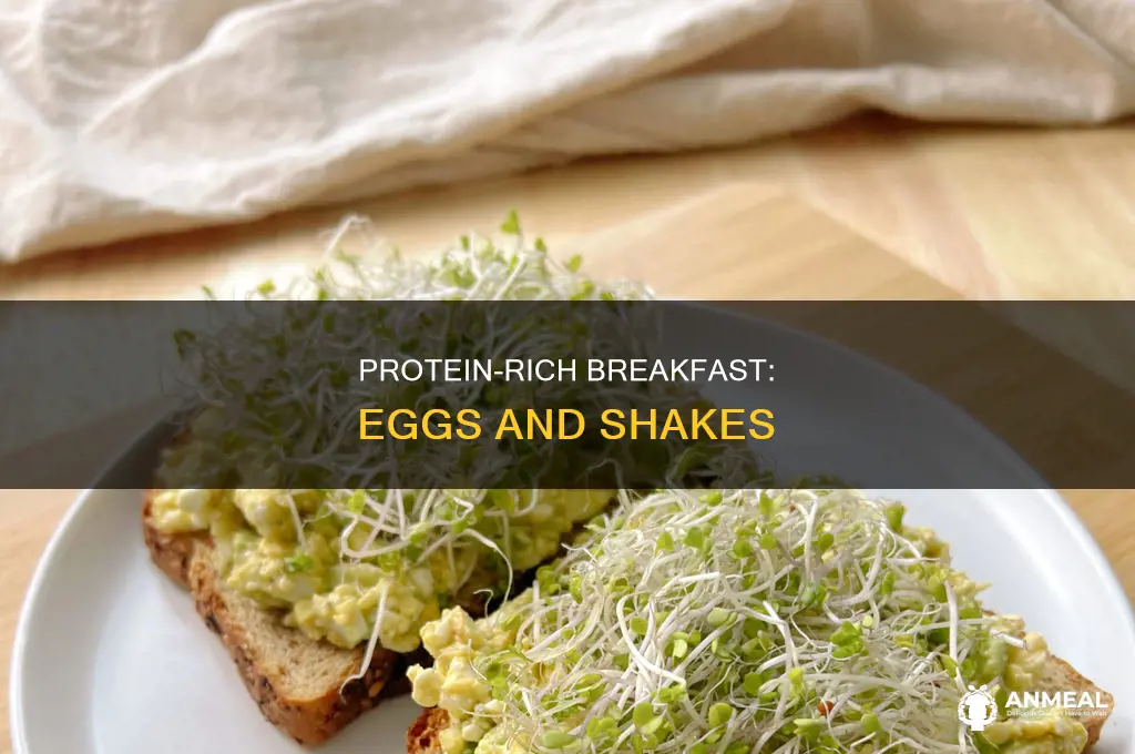 how many egss for breakfast with protein shake
