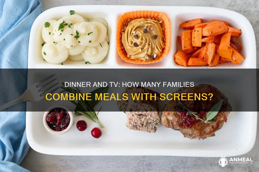 how many families watch tv during dinner