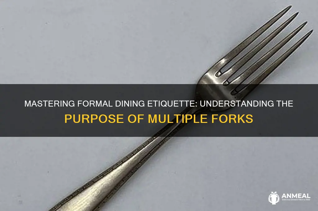 how many forks at a formal dinner