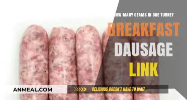 Turkey Sausage Links: How Many Grams Per Link?