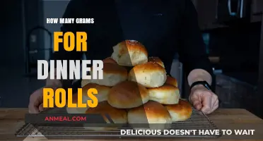 Perfect Dinner Rolls: Ideal Gram Measurements for Fluffy, Homemade Goodness