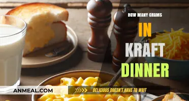 Kraft Dinner Serving Size: Grams Per Box Explained Simply