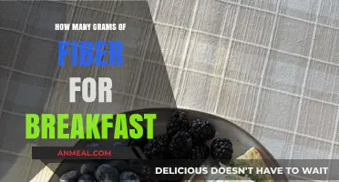 Breakfast Fiber Intake: How Much Is Enough?