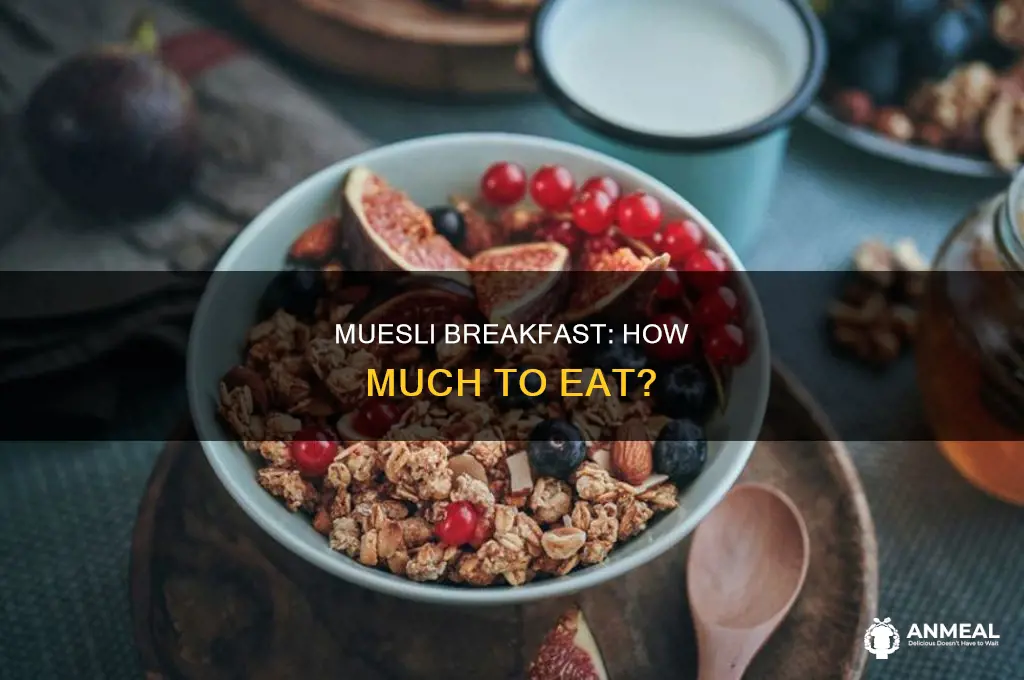 how many grams of muesli for breakfast