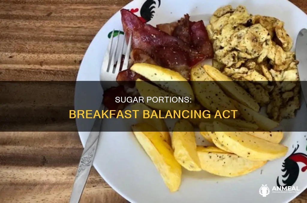 how many grams of sugar for breakfast