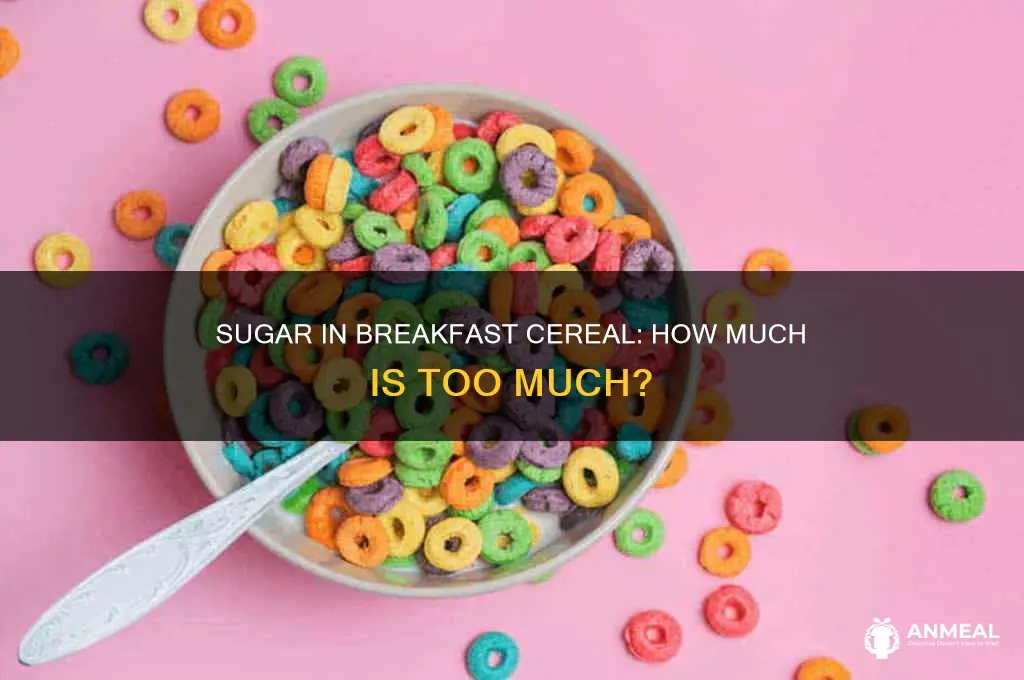 how many grams of sugar in breakfast cereal