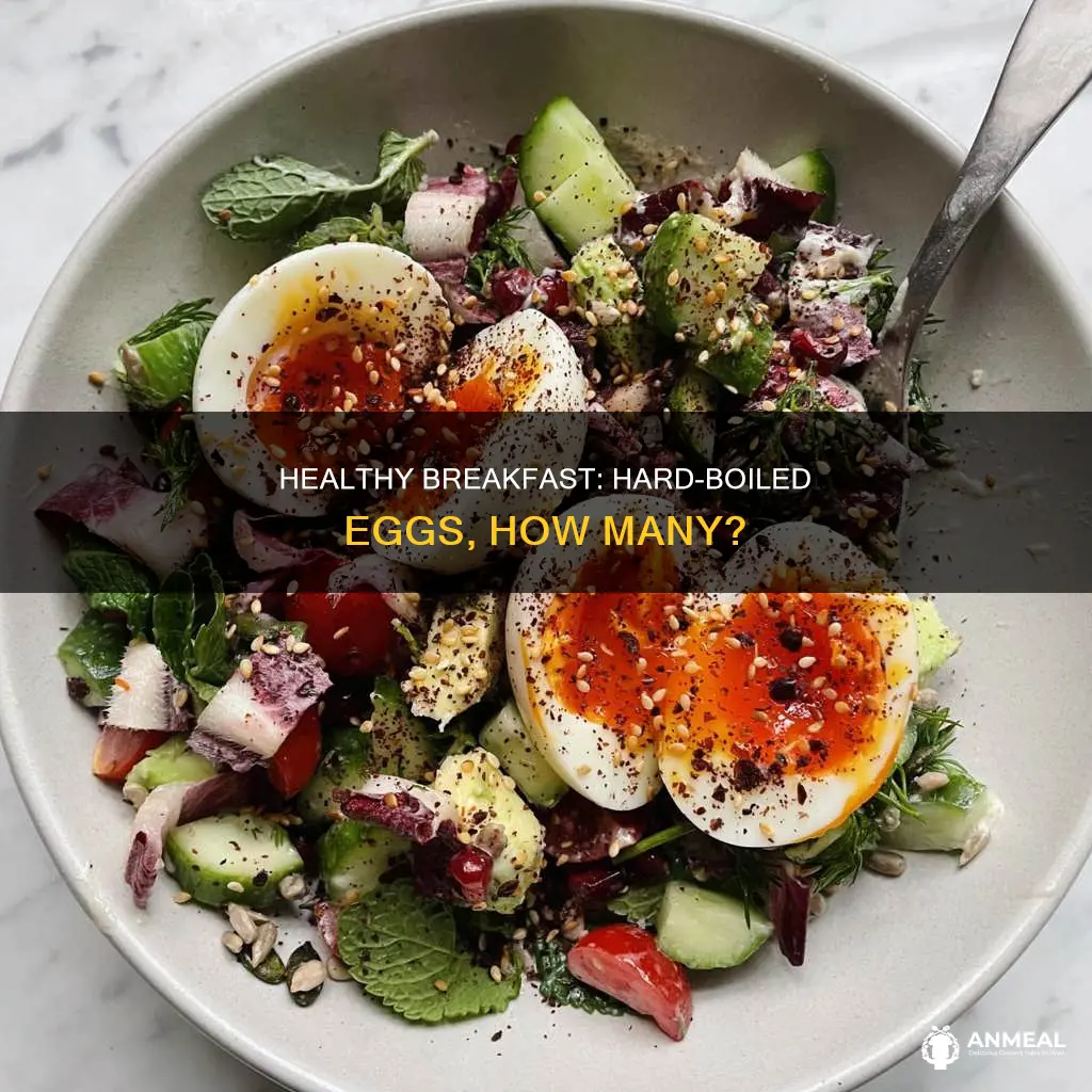how many hard boiled eggs for breakfast