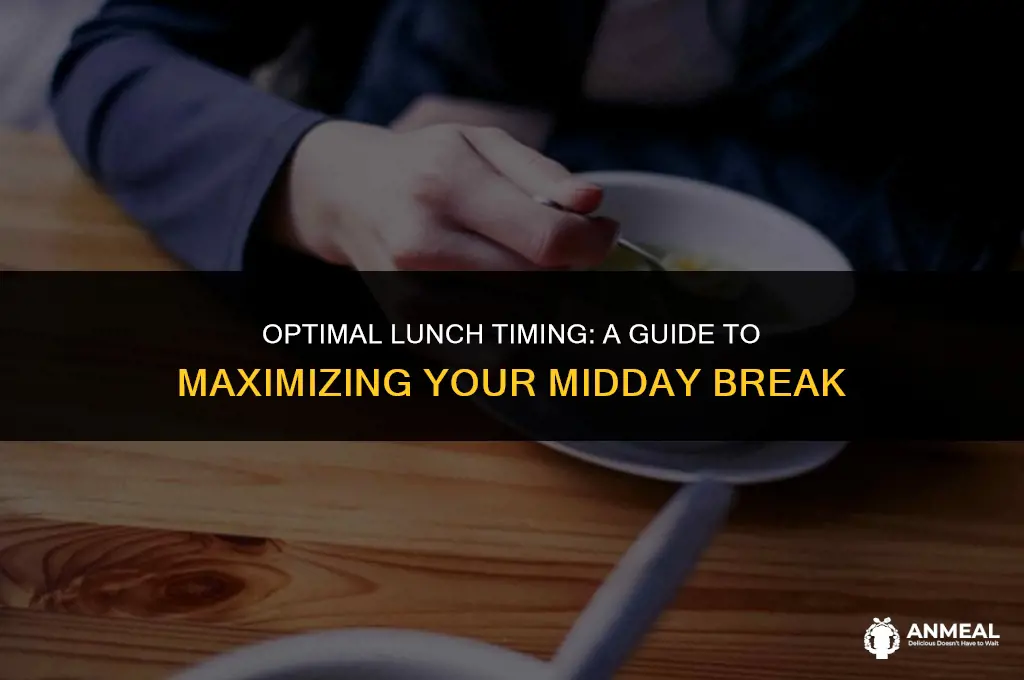 how many hours before you have to take a lunch