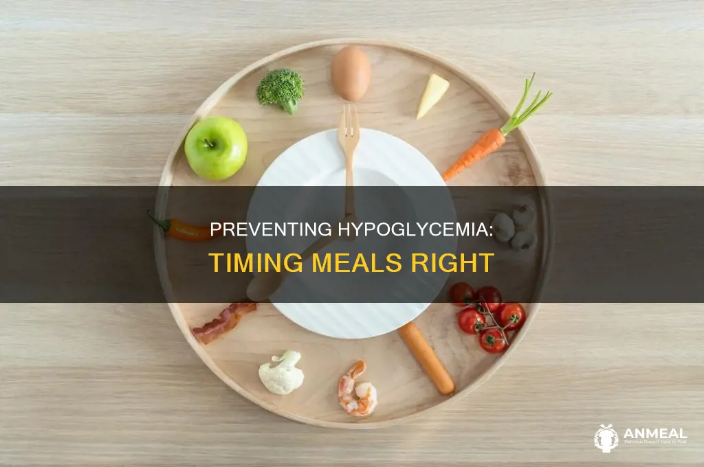 how many hours between breakfast and dinner to prevent hypoglycemia