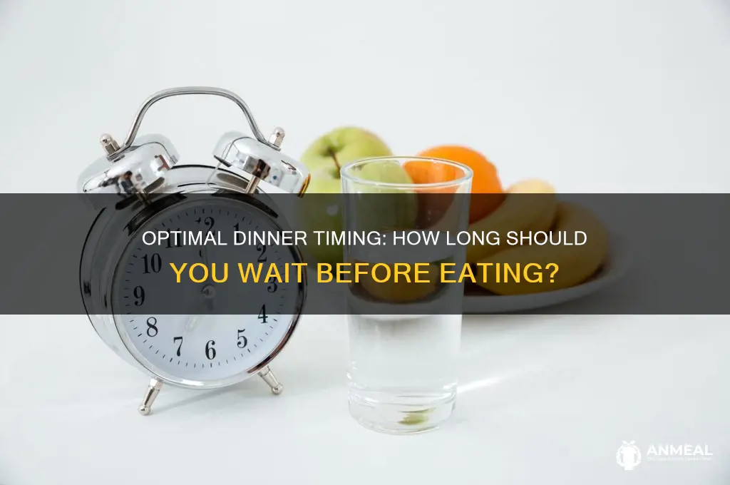 how many hours should you wait before dinner