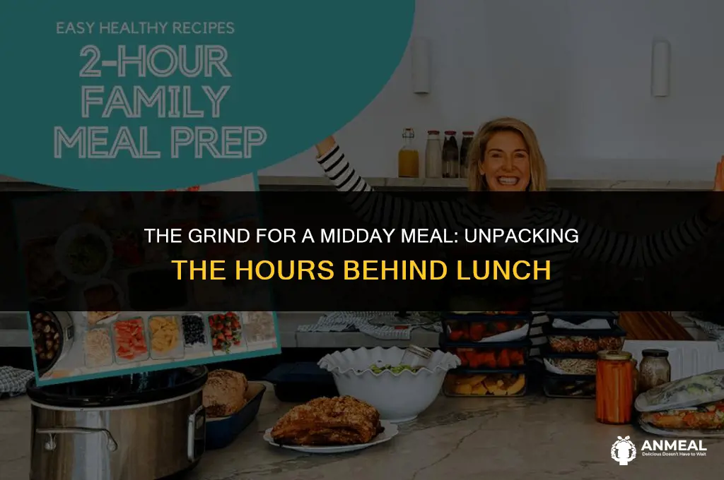 how many hours worked to get a lunch