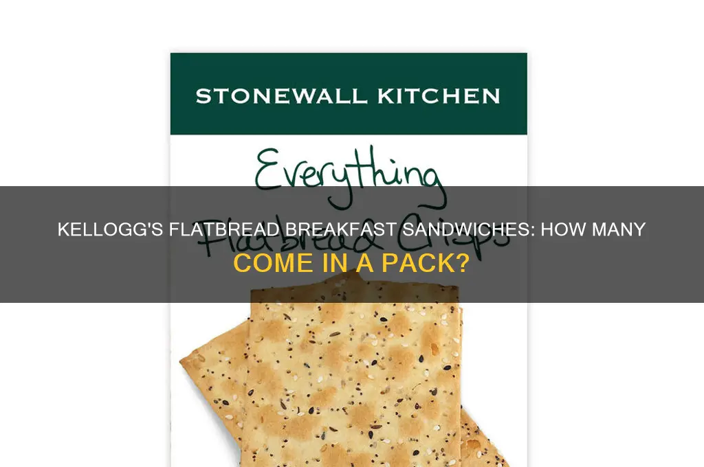 how many in a package of kelloggs flatbread breakfast sandwiches
