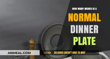 Standard Dinner Plate Size: How Many Inches is Normal?