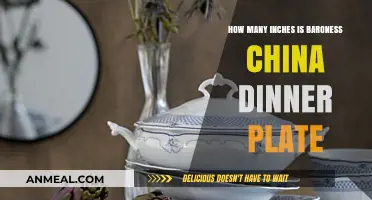 Discover the Size of Baroness China Dinner Plates in Inches