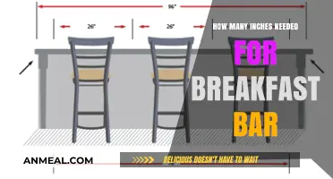 Breakfast Bar Planning: Space Needed for Comfort