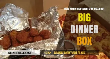 Pizza Hut Big Dinner Box: Unveiling the Ingredient Count Inside