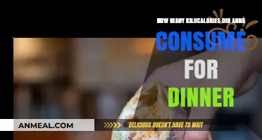 Anna's Dinner Calorie Count: Unveiling Her Evening Meal's Kilocalorie Total