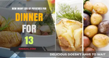 Perfect Potato Portions: How Many Pounds for 13 Guests?