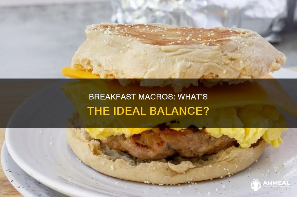 how many macros do i need at breakfast