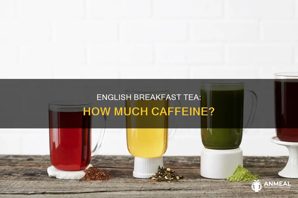 how many mg of caffeine in twinings english breakfast tea