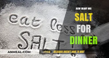 Balancing Flavor and Health: Optimal Salt Intake for Your Dinner