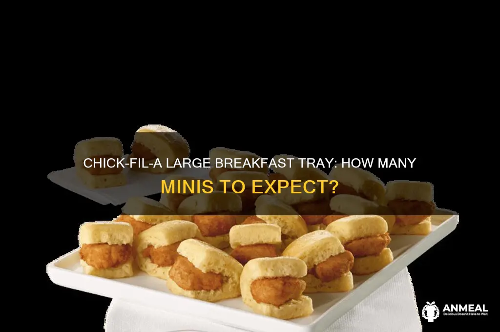 how many minis on chick fil a large breakfast tray