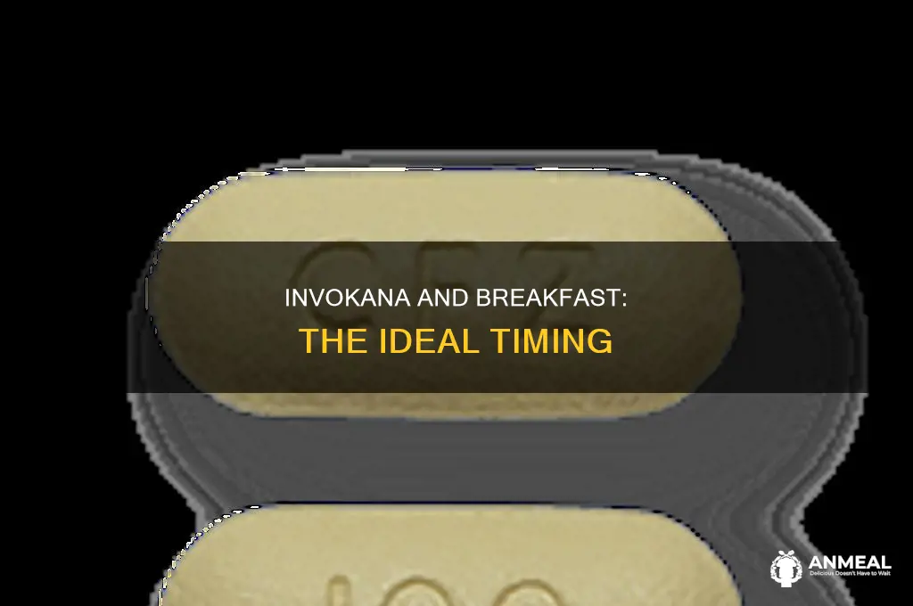 how many minutes before breakfast should you take invokana