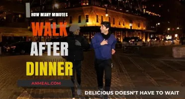 Post-Dinner Stroll: Optimal Walking Minutes for Digestion and Health