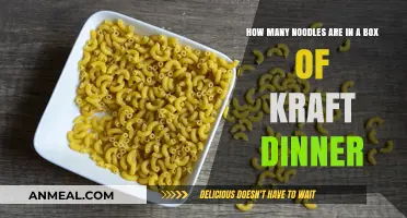 Unboxing Kraft Dinner: Counting the Noodles in Every Box