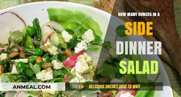 Perfect Portions: Ounces in a Side Dinner Salad Explained