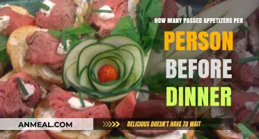 Perfect Appetizer Portions: How Many Passed Bites Before Dinner?