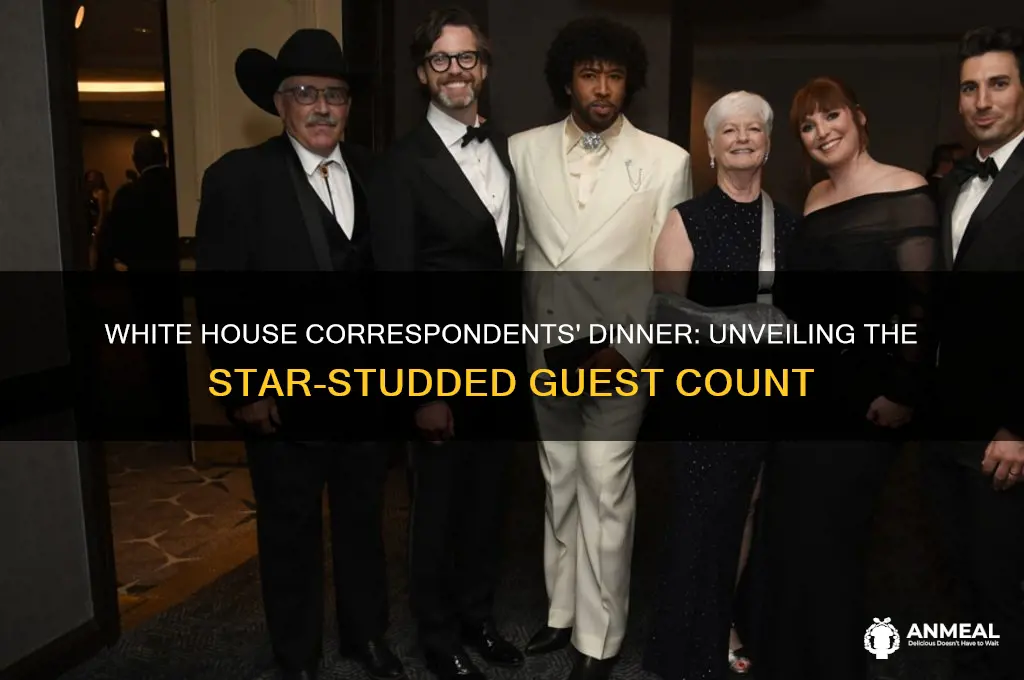 how many people are at the white house correspondents dinner