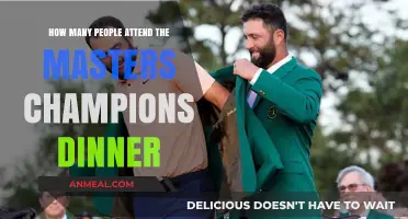 Masters Champions Dinner: Unveiling the Exclusive Guest List Size