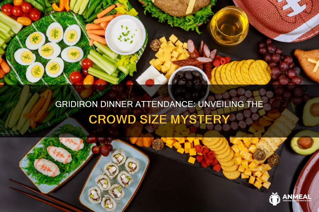 how many people attended the gridiron dinner