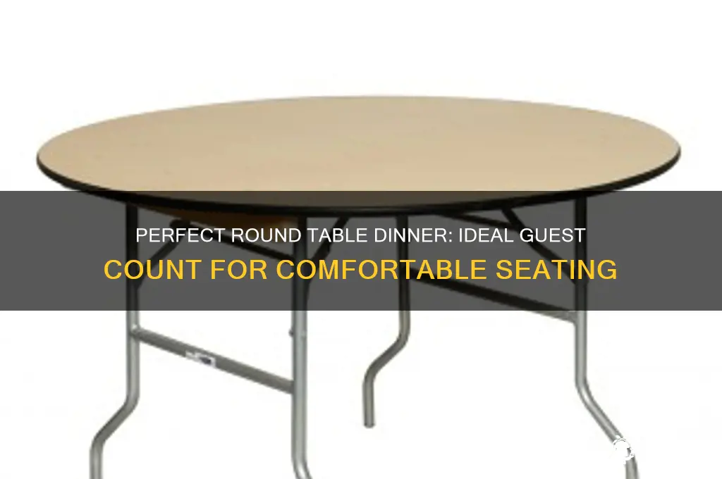 how many people fit at a round table for dinner