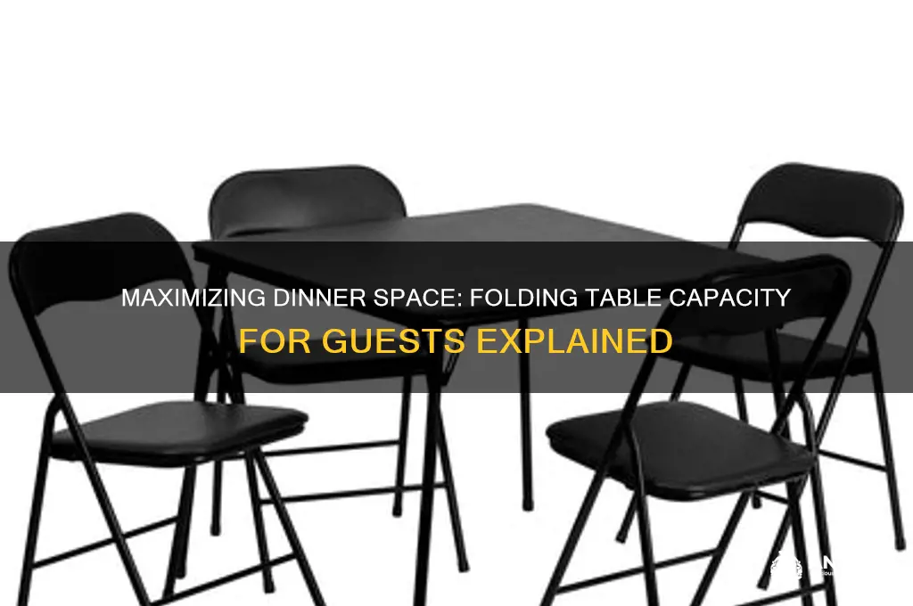 how many people fit per folding table for dinner