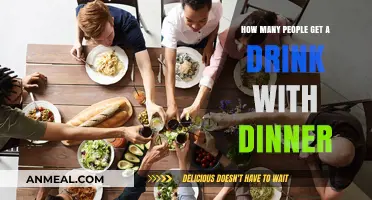 Dinner and Drinks: How Many People Pair Beverages with Meals?