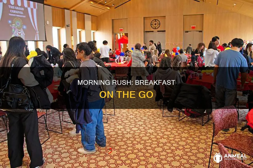 how many people get breakfast on way to work