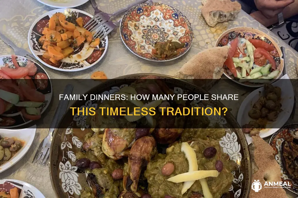 how many people have had a family dinner