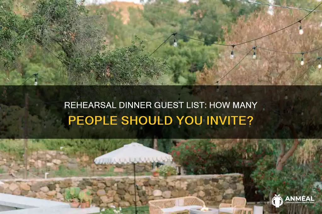 how many people in rehearl dinne