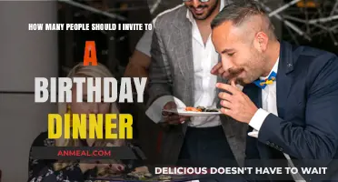Perfect Birthday Dinner: Tips for Choosing the Right Guest List Size