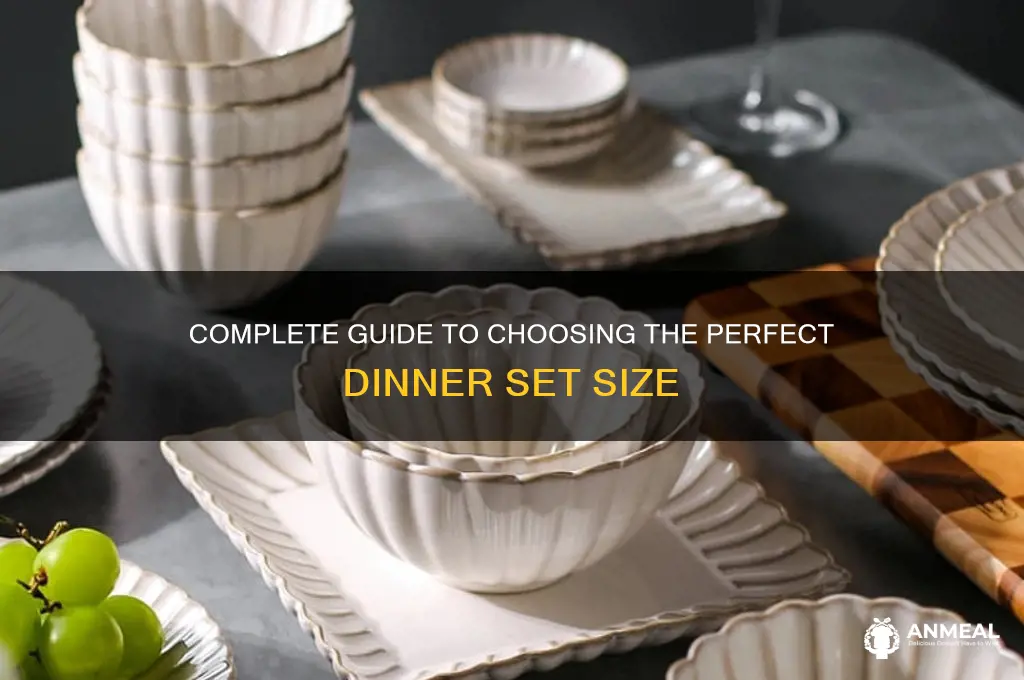 how many pieces in a dinner set