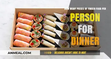 Finger Food Portions: Perfect Pieces Per Person for Dinner