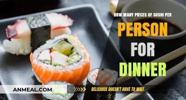 Sushi Serving Guide: Perfect Pieces Per Person for Dinner